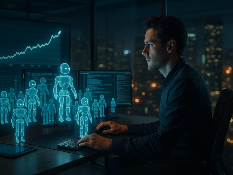 如果你的创业公司只有你和一万名机器人？——不招人也能成为独角兽