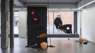 Emily Waszak. Installation view, Faigh Amach, Temple Bar Gallery + Studios, 2025. Photo: Ros Kavanagh.