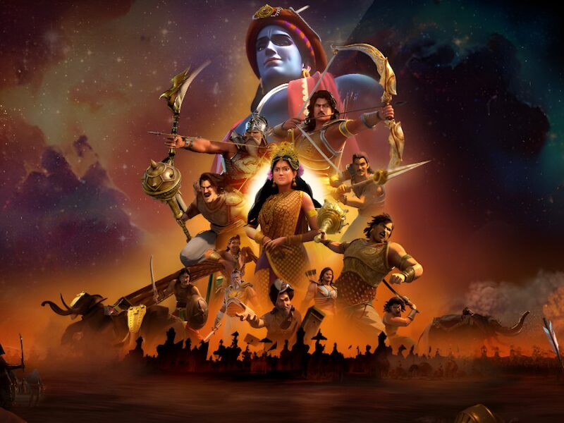 Netflix reinventa um épico: “Kurukshetra: A Grande Guerra de Mahabharata” dá vida à grande saga hindu em animação