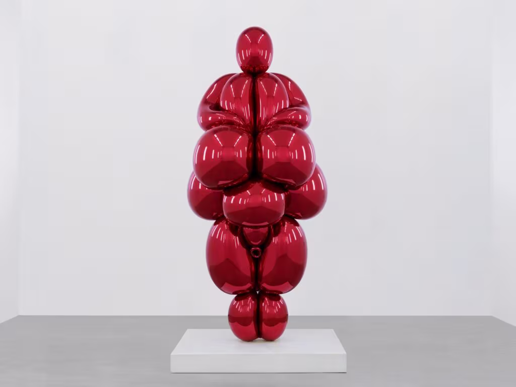 Jeff Koons, Balloon Venus Lespugue (Red), 2013–2019. © Jeff Koons