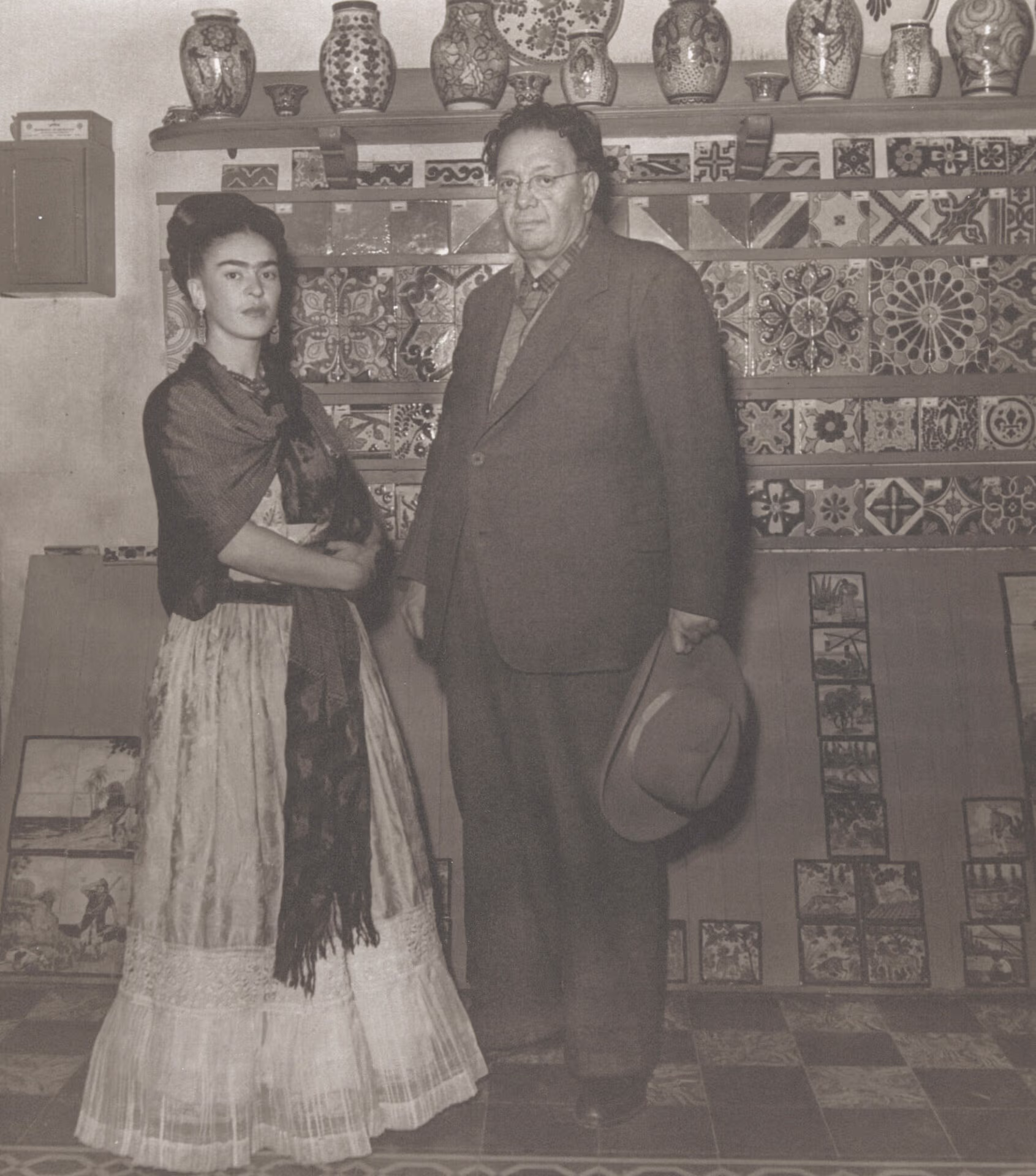 Leo Matiz. Diego Rivera and Frida Kahlo