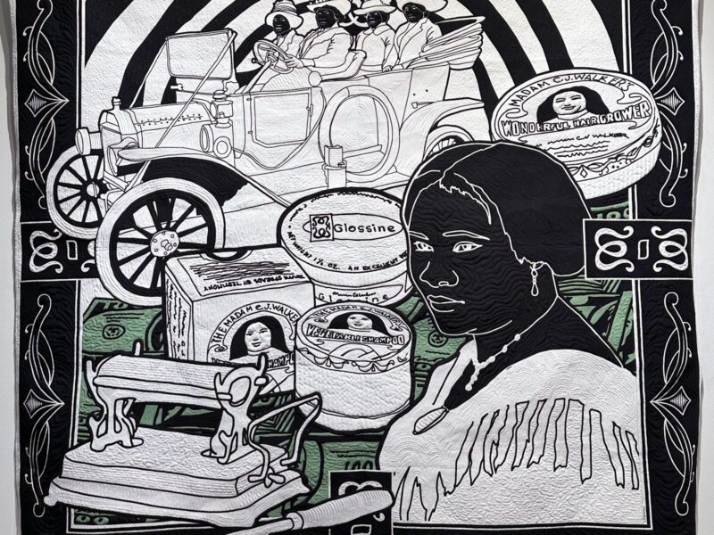 뉴욕 클레어 올리버 갤러리, 캐롤린 마즐루미와 샤론 케리-할런의 섬유 예술전 개최