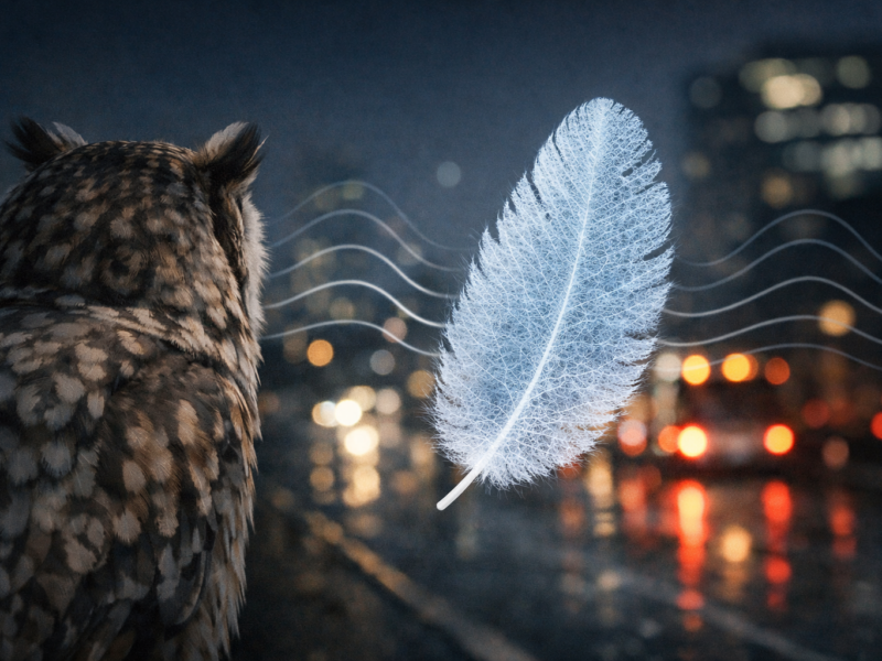 Des aérogels inspirés des hiboux pour étouffer le grondement sourd des villes