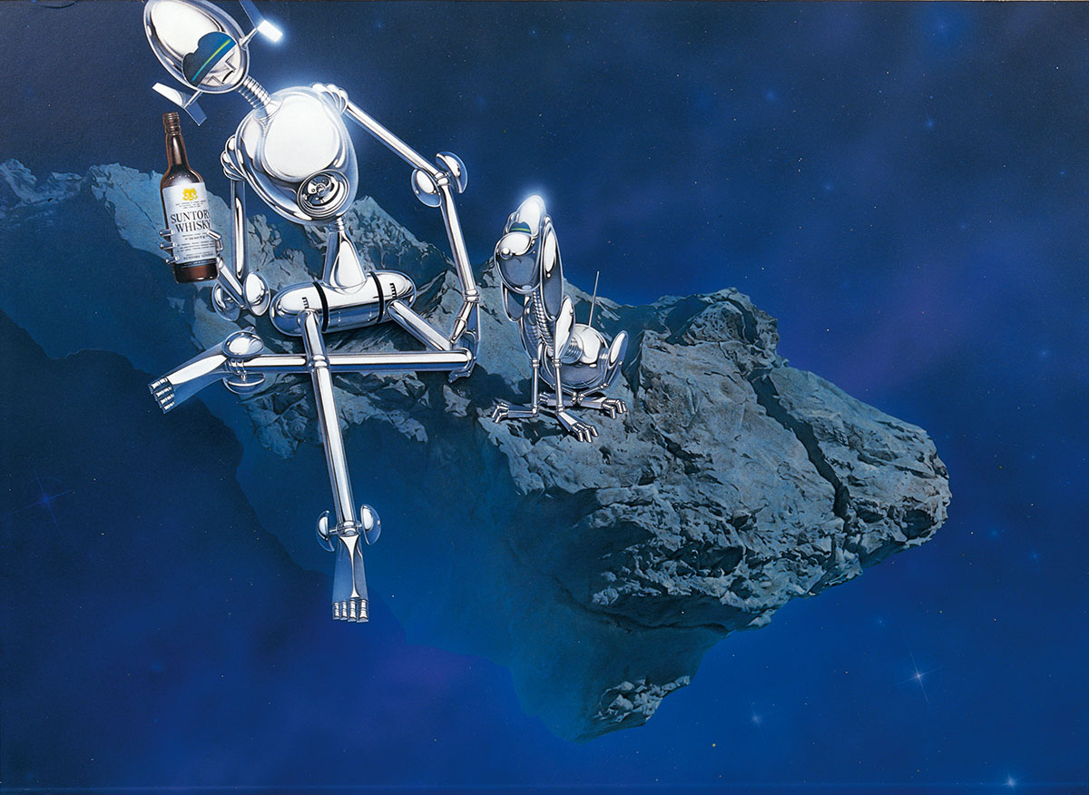 Hajime Sorayama
Untitled
1978
Acrylic on illustration board
H51.5 x W72.8 cm