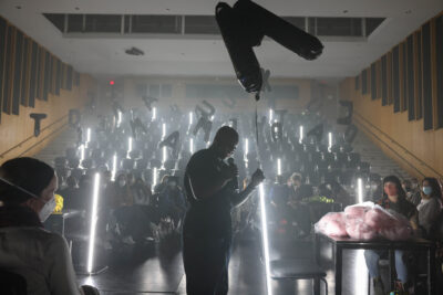 Autumn Knight, M_ _ _ ER, 2018–ongoing. Performance: MCA Chicago, 2022. Courtesy the artist and the MCA Chicago. Photo: Jeremy Lawson