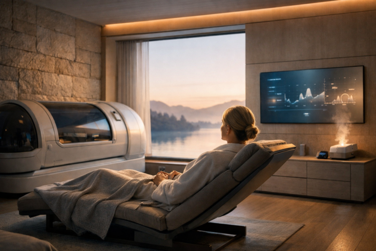 Eliten reser inte längre för att vila — utan för att återuppbygga sig