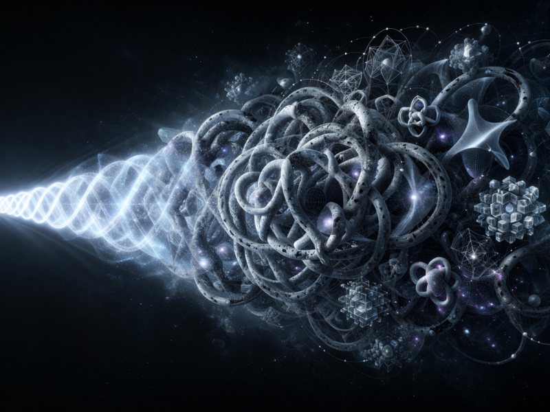 प्रकाश सदा से एक 48-आयामी ब्रह्मांड छुपाए हुए था