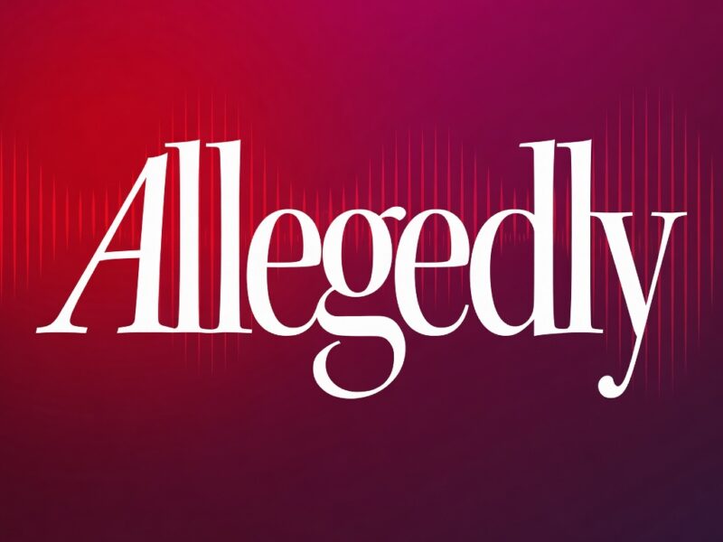 Allegedly with Ellison Barber on Netflix asks why you still watch true crime