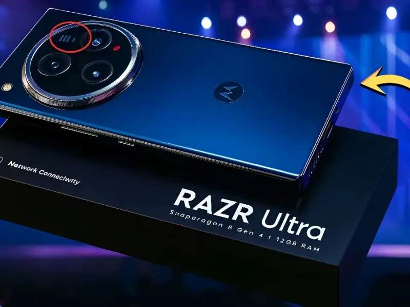 Motorola dice que su Razr Ultra de 1.499 dólares se carga un día entero en 8 minutos
