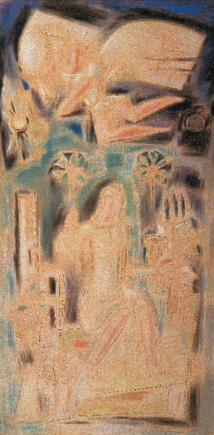 Poésie (Annonciation) by Constantinos Parthenis (1878-1967) (estimate: €300,000-500,000)