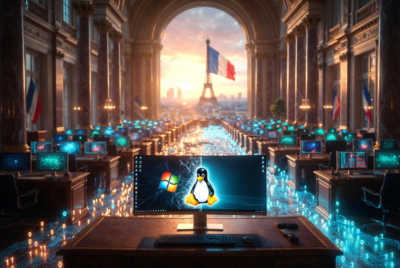 法国命令250万台政府电脑从Windows迁移至Linux：欧洲数字主权最大押注