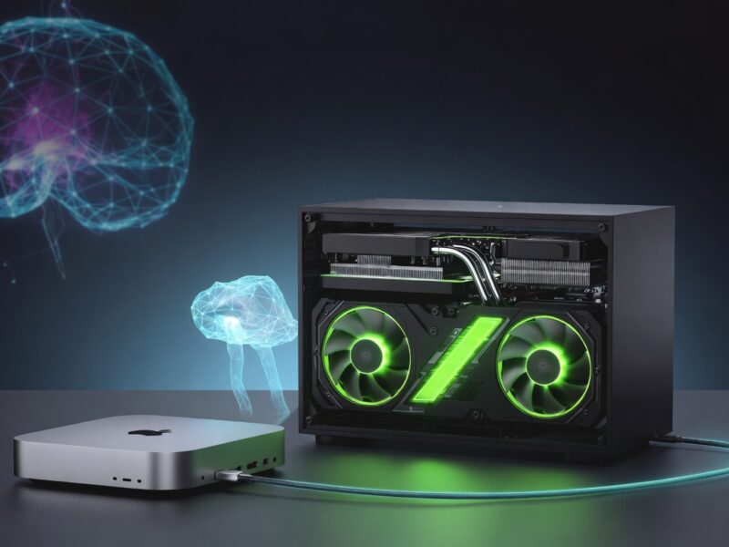 애플, TinyGPU 공식 승인…맥 미니가 AI 서버로