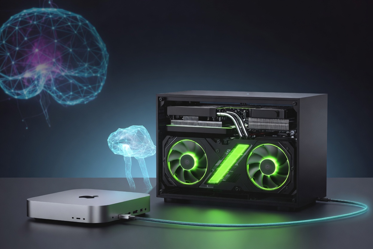 Apple aprobă TinyGPU — Mac Mini se transformă în server IA local