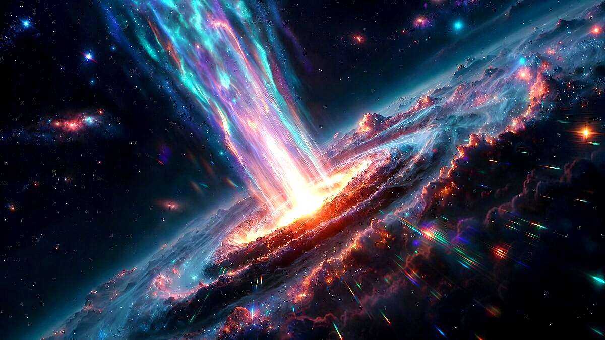 J1007+3540のブラックホール、1億年の沈黙を経て再噴出