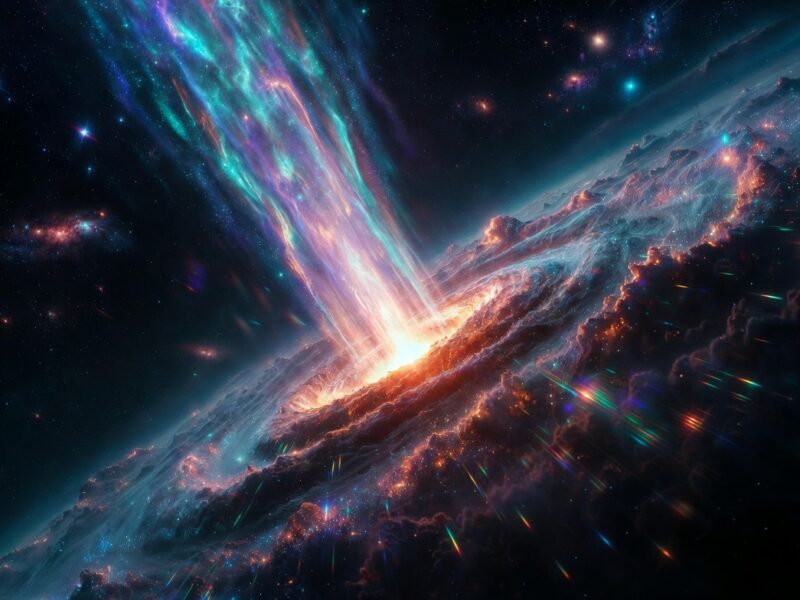 A black hole dormant for 100 million years just erupted across a million light-years