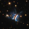 ハッブルが捉えた史上最大の惑星形成円盤——太陽系の40倍の幅
