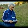 Empty France team bus on the training pitch in Knysna during the 2010 World Cup strike