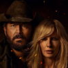 Still from Dutton Ranch, the Chad Feehan Yellowstone spinoff premiering on Paramount+ and Paramount Network, with Kelly Reilly and Cole Hauser as Beth Dutton and Rip Wheeler relocating to South Texas