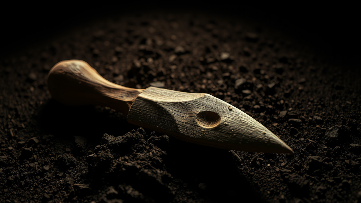 Un palo de cavar de 430.000 años es la herramienta de madera más antigua hallada