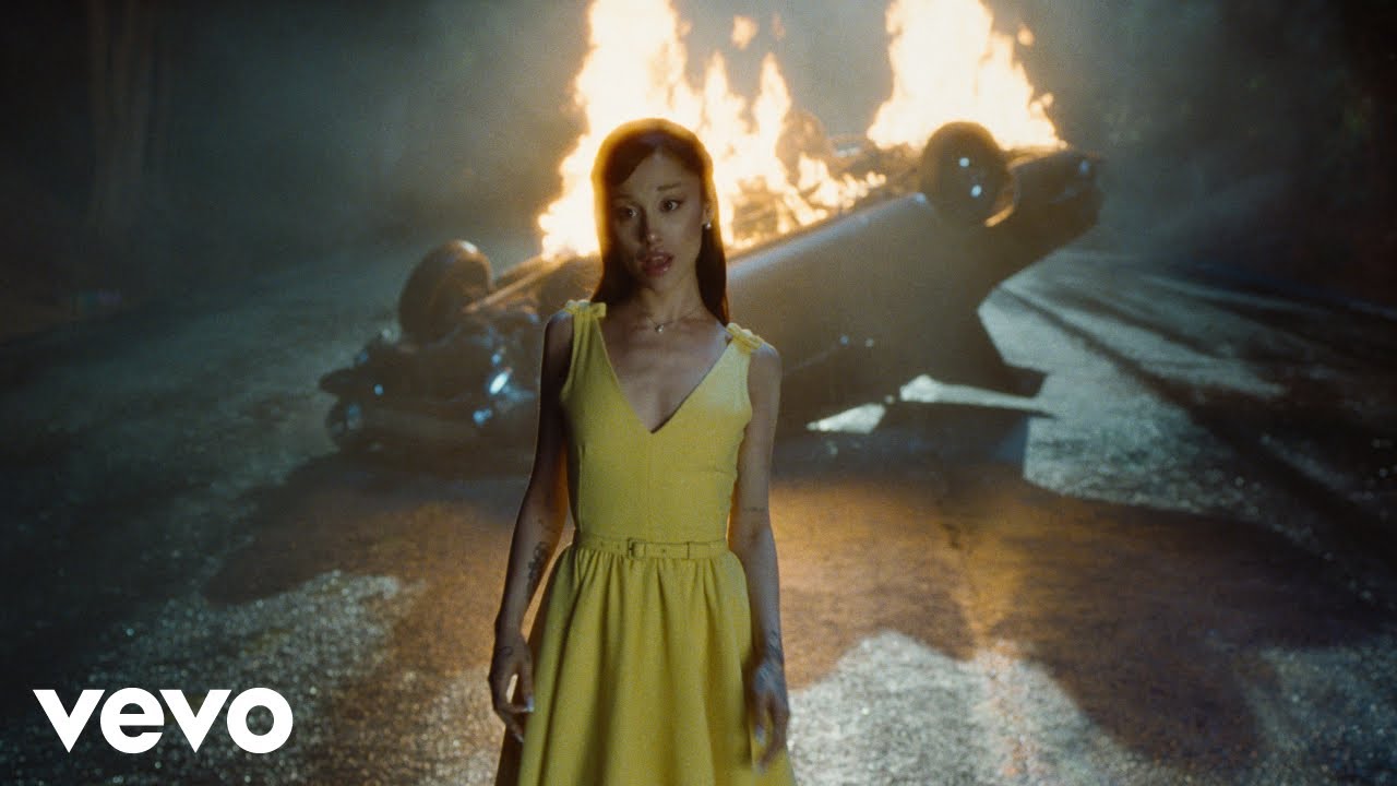 Ariana Grande in the official music video for hate that i made you love me