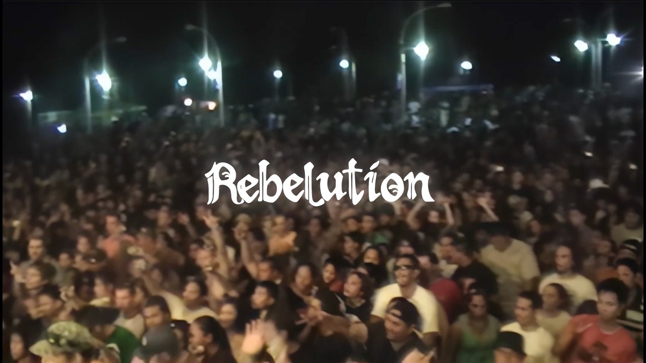 Lyric video thumbnail for Rebelution's single 'Back In Time' on the band's official RebelutionMusic channel.