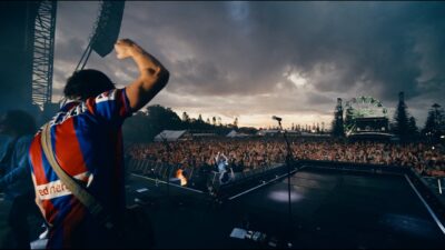 Morgan Evans in the official music video for 'Steel Town'