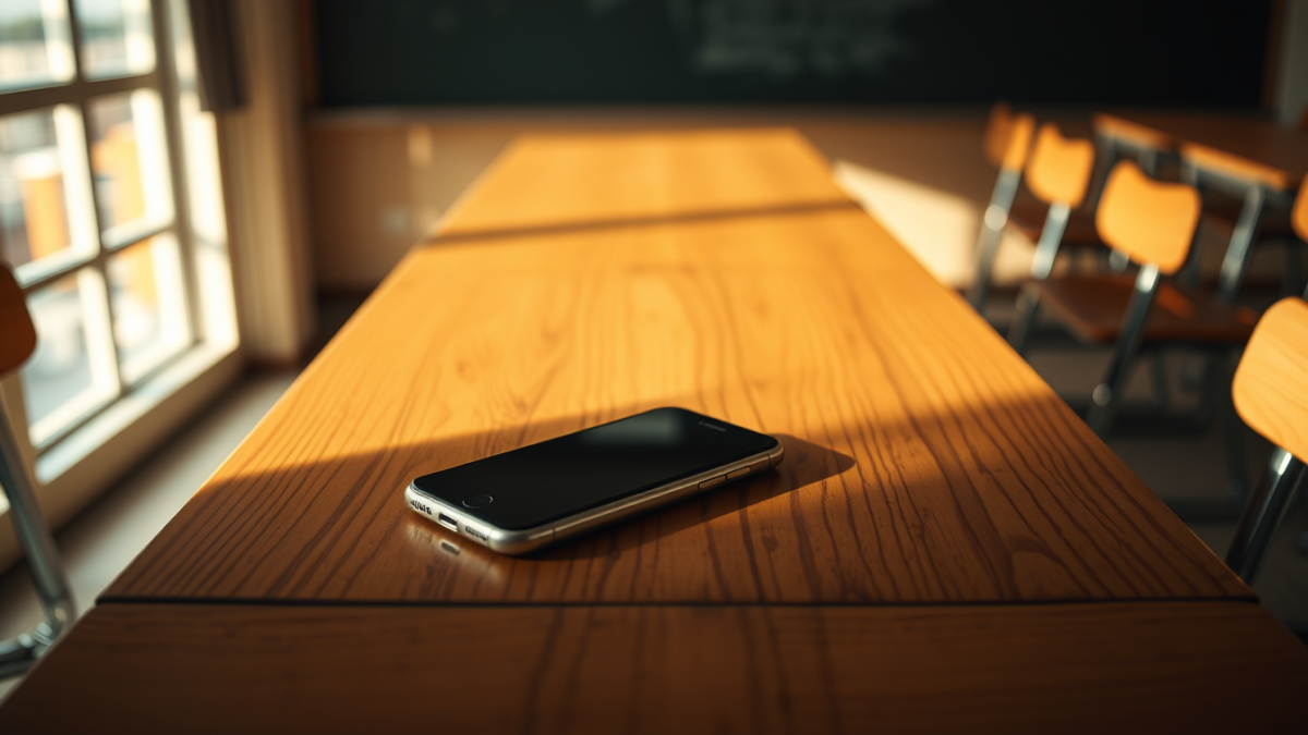 Le portable a quitté la salle de classe. Les notes n&rsquo;ont pas bougé