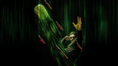 Backdrop still from Simon McQuoid's Mortal Kombat II, the franchise's escalating Earthrealm tournament with Karl Urban as Johnny Cage.