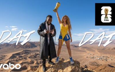 Shakira e Burna Boy lançam ‘Dai Dai’, hino oficial do Mundial FIFA 2026