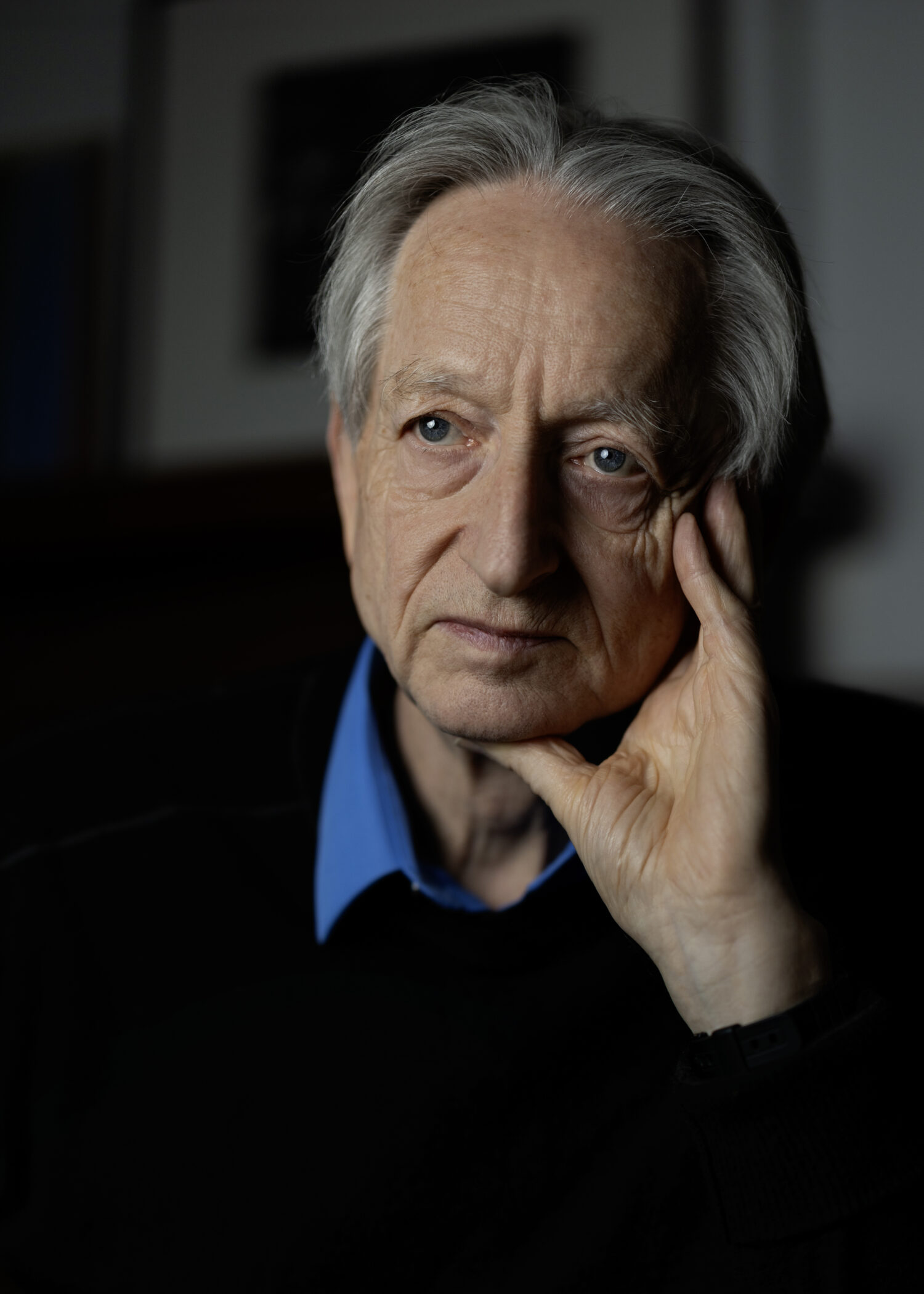 Geoffrey Hinton, computer scientist and AI pioneer, photographed in 2026
