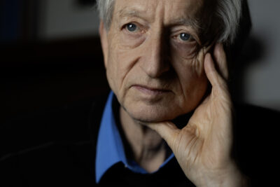 Geoffrey Hinton, computer scientist and AI pioneer, photographed in 2026