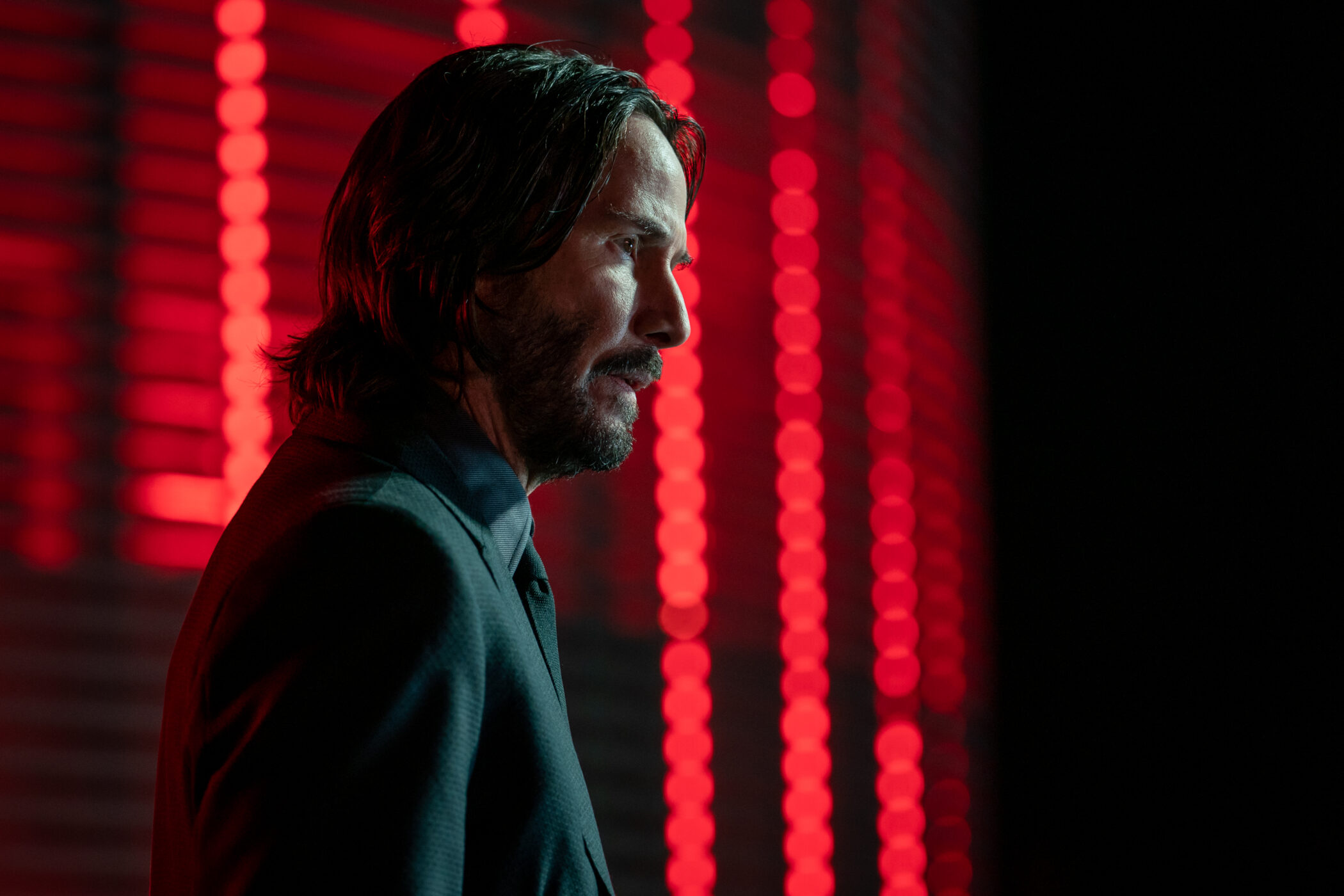 Keanu Reeves and Keane Reeves in John Wick: Chapter 4 (2023)