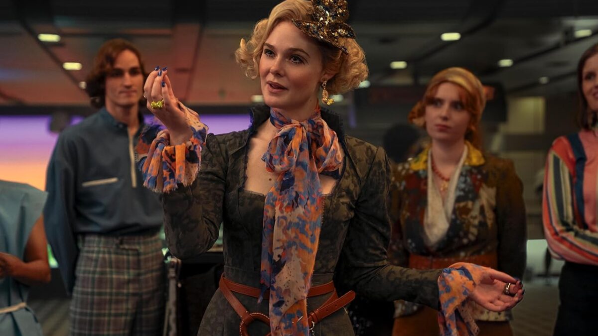 Elle Fanning and Benjamin Lucca in The Hunger Games: Sunrise on the Reaping (2026)