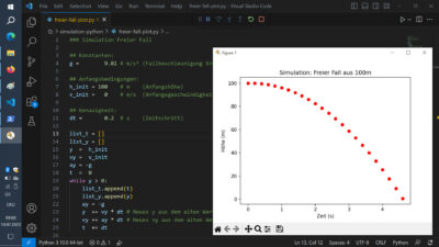 Software source code on screen