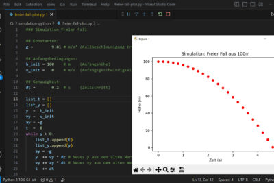 Software source code on screen