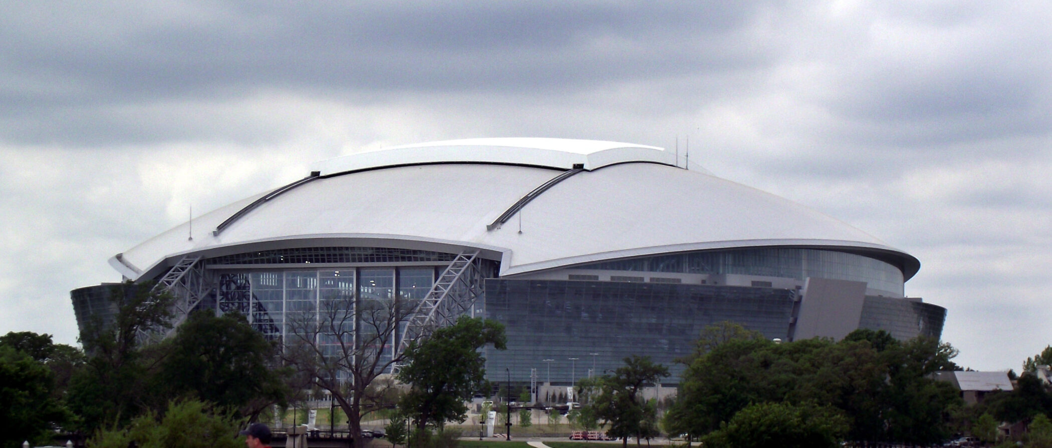 Aerial view of AT&T Stadium in Arlington, Texas, home of the Dallas Cowboys and venue for the 2026 FIFA World Cup