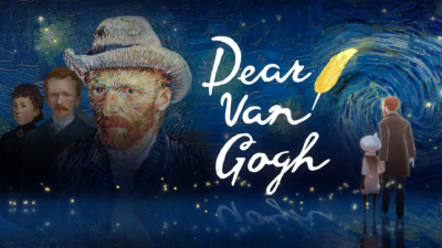 A 3D painterly recreation of Van Gogh canvases in Dear Van Gogh for Sky: Children of the Light