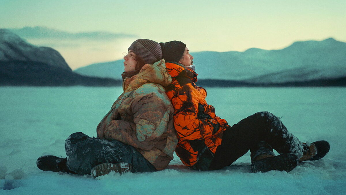 Swann Arlaud and Woody Norman as father and son in Sukkwan Island