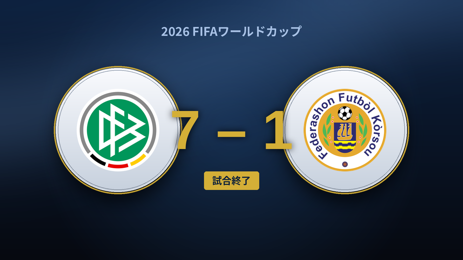 Germany 7-1 Curaçao — 2026 FIFA World Cup