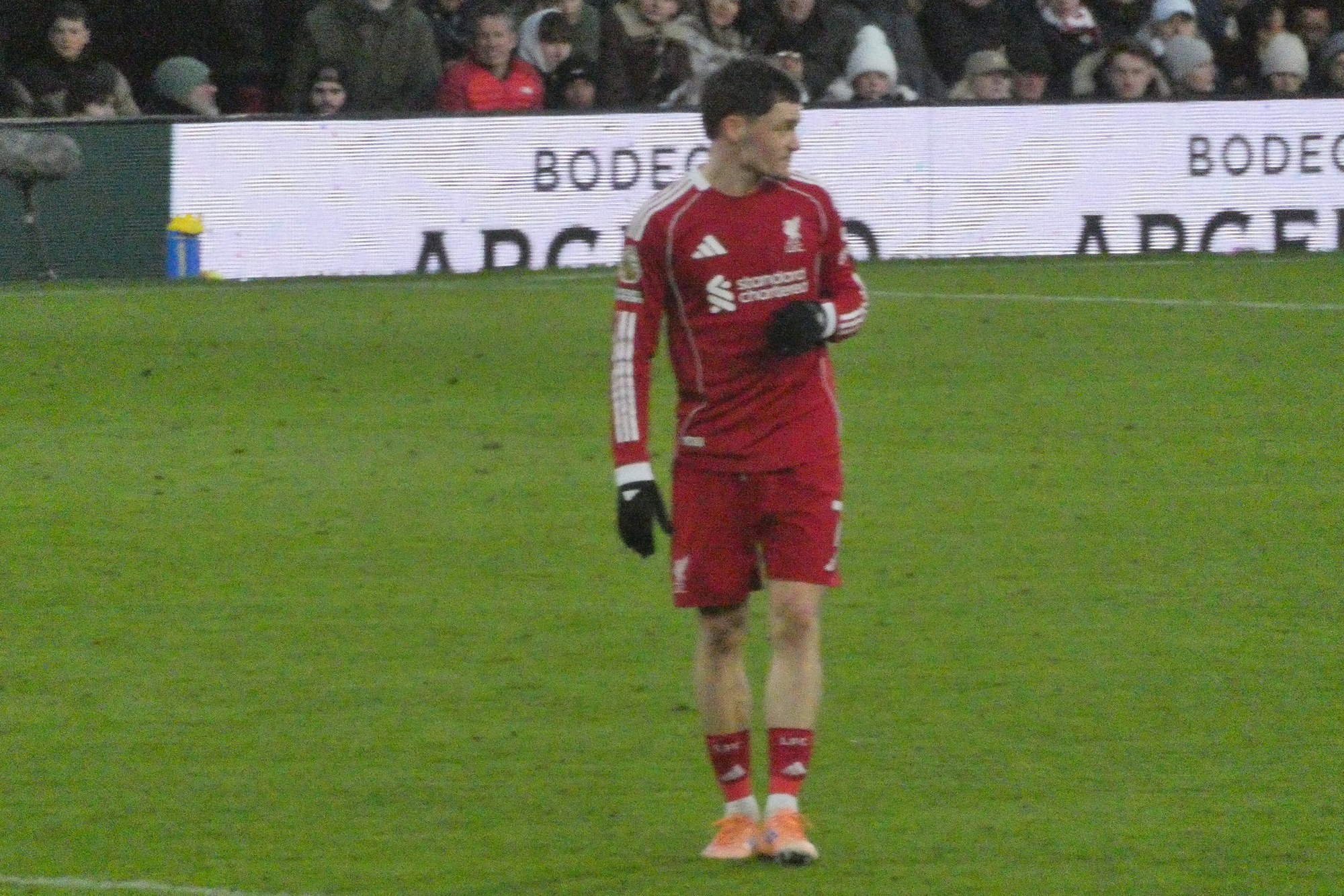 Florian Wirtz, Germany's key attacking midfielder, on the pitch in club colours