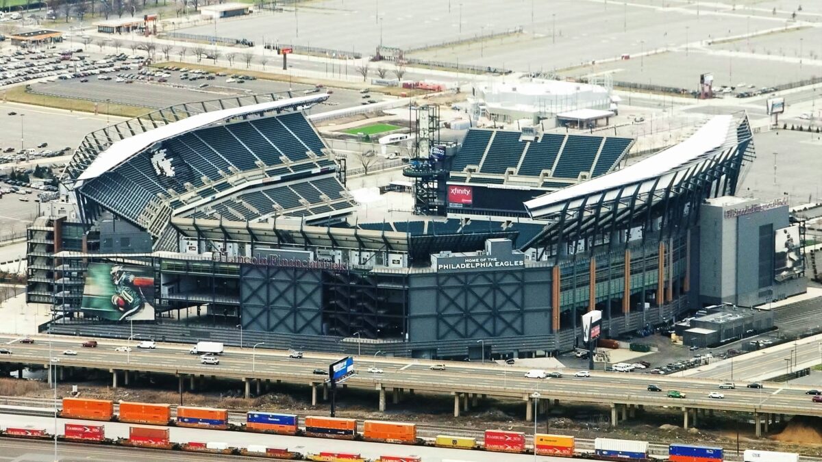 Aerial view of Lincoln Financial Field, Philadelphia