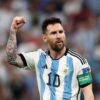 Lionel Messi with Argentina