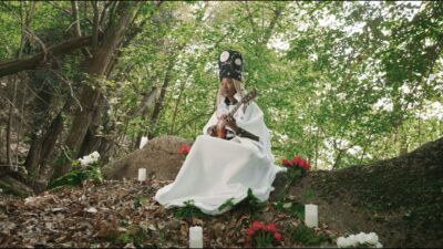 Fatoumata Diawara performing, still from the official Massa music video