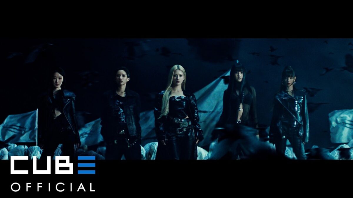 (G)I-DLE「Crow」が580万再生を突破し、K-POPガールズグループが踏み込む最も暗い領域を示す