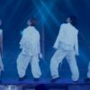 SHINee performing Atmos on the THE INVERT world tour stage