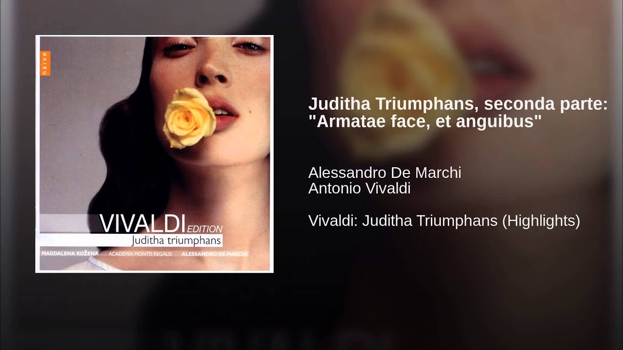 Marina Comparato performing an aria from Juditha Triumphans by Antonio Vivaldi