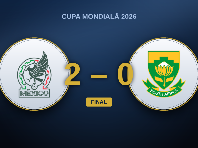 Mexic – Africa de Sud: Raúl Jiménez își ia în sfârșit golul, dar un 2-0 în nouă oameni nu dovedește nimic