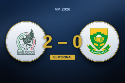 Mexiko – Sydafrika: Raúl Jiménez får äntligen sitt mål, men 2–0 mot nio man bevisar ingenting