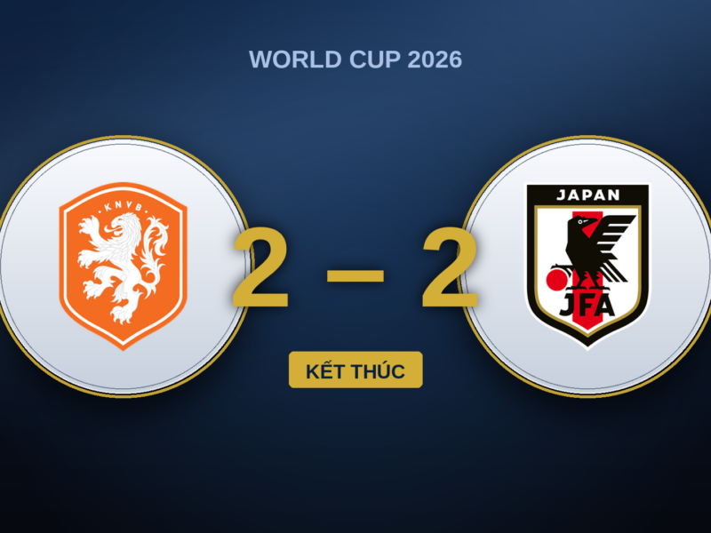 Hà Lan – Nhật Bản (2-2): cú thay ba người của Koeman mở đường trở lại cho Nhật Bản