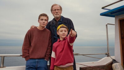 A still from Morgan Matthews' road drama 500 Miles, with Bill Nighy on Ireland's west coast.